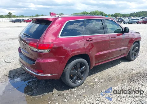 2016 Jeep Grand Cherokee High Altitude z USA, uszkodzony, nr VIN 1C4RJECG6GC401782